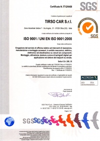 Certificato Qualita